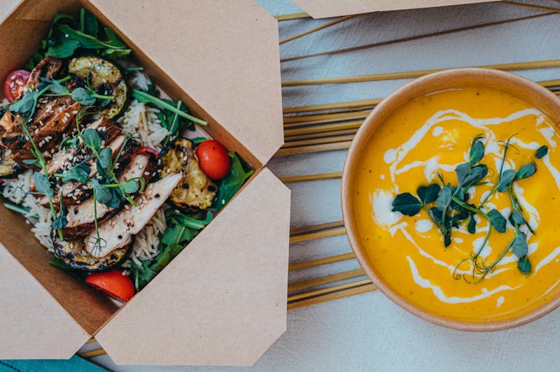 Chuys chicken rice power bowl with fresh toppings