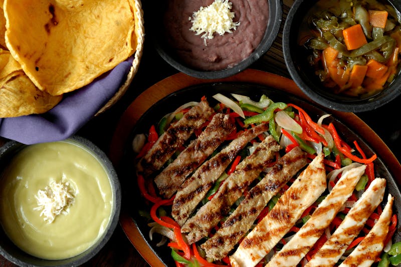 Steak and fajita veggie bowl at Chuys food restaurant